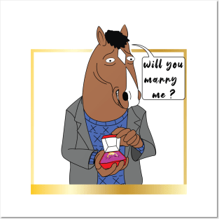 Bojack Horseman Marriage Proposal Posters and Art